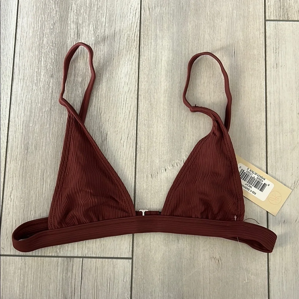 Ris-K Dippin' Daisy's Yacht Jet Rib bikini top size S swim swimsuit